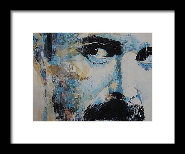 Freddie Mercury Framed Print featuring the painting The Show Must Go On by Paul Lovering