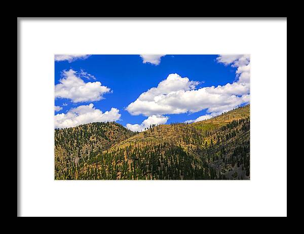 Mountains Framed Print featuring the photograph The Silver Valley in Idaho by Chris Smith