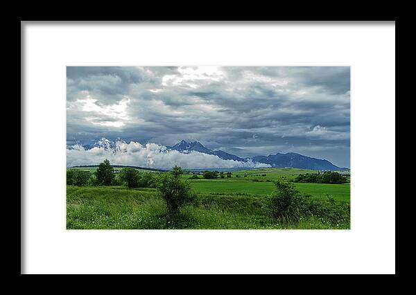 Slovakia Framed Print featuring the photograph The Sky Has Fallen by Uri Baruch