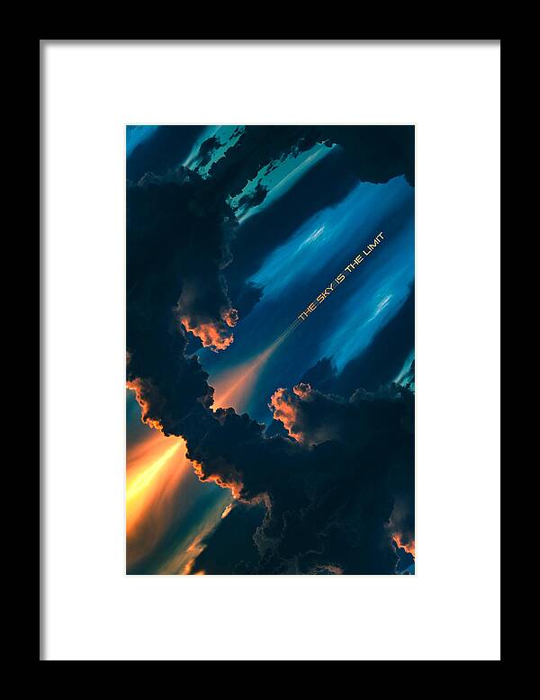 Inspiration Framed Print featuring the photograph The Sky Is The Limit by Phil Perkins