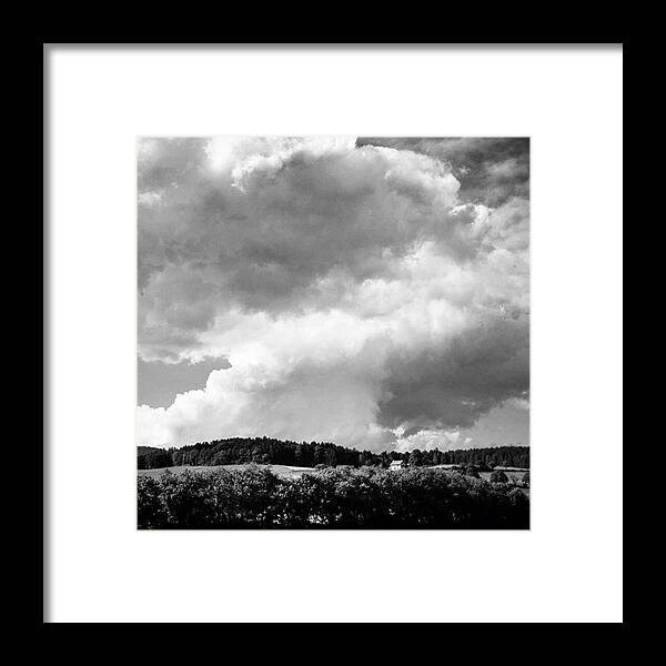 Leicaphoto Framed Print featuring the photograph The Small House On The Horizon by Aleck Cartwright
