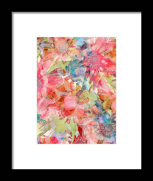 Spring Framed Print featuring the mixed media The Smell of Spring by Klara Acel