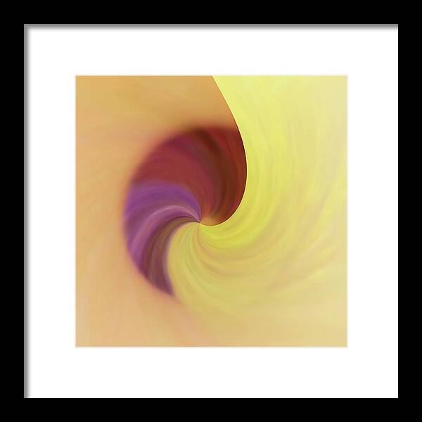 Abstract Framed Print featuring the photograph The Spiral by Cheryl Day