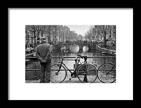 Canal Framed Print featuring the photograph The Spirit of Amsterdam by Carlos Alkmin