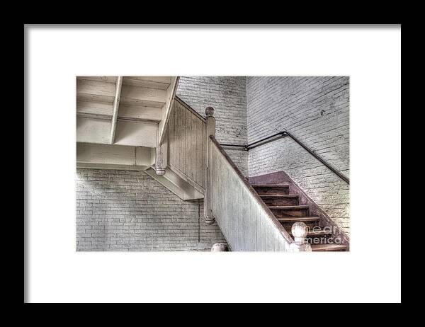 Biddeford Framed Print featuring the photograph The stairs horizontal by David Bishop