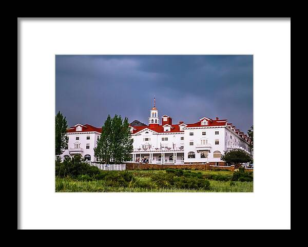 America Framed Print featuring the photograph The Stanley Hotel - Estes Park Colorado by Gregory Ballos