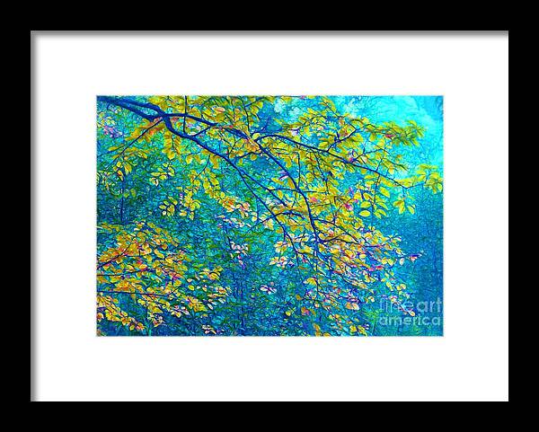 Blue Framed Print featuring the photograph The Star of the Forest - 773 by Variance Collections