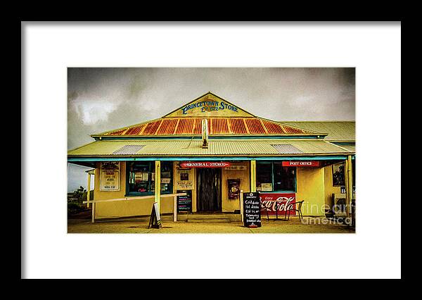 Store Framed Print featuring the photograph The Store by Perry Webster