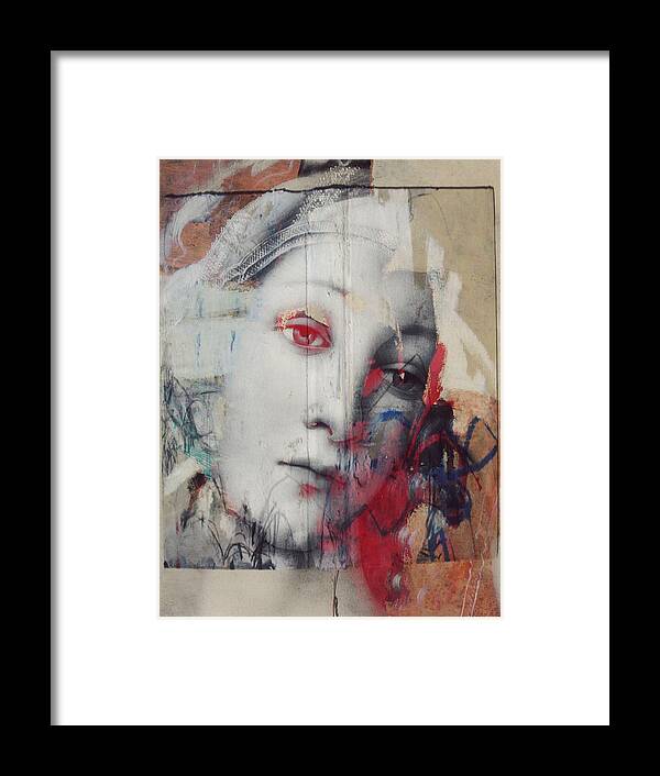 Woman Framed Print featuring the digital art The Story In Your Eyes by Paul Lovering