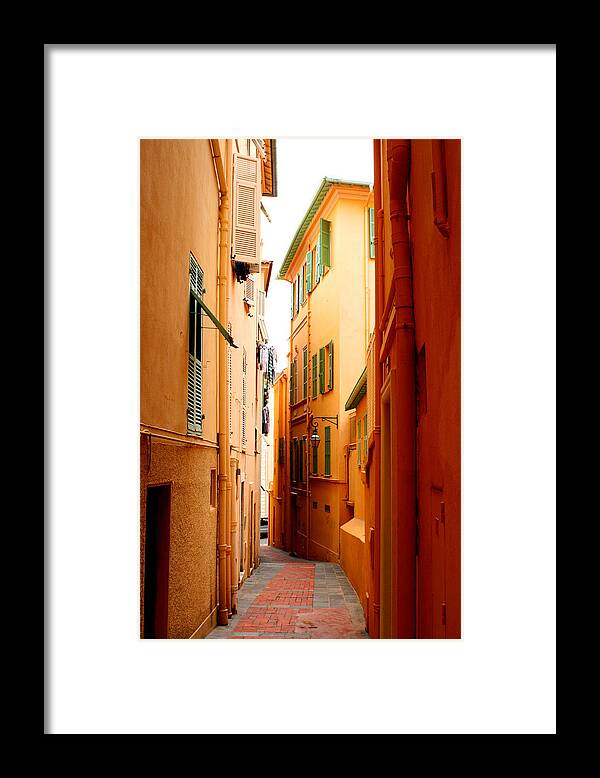 Photgrahy Framed Print featuring the photograph The Streets of Venice by Greg Sharpe