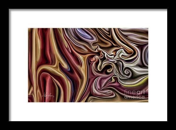 Strength Framed Print featuring the digital art The Strength Of Your Own Experience by Leo Symon