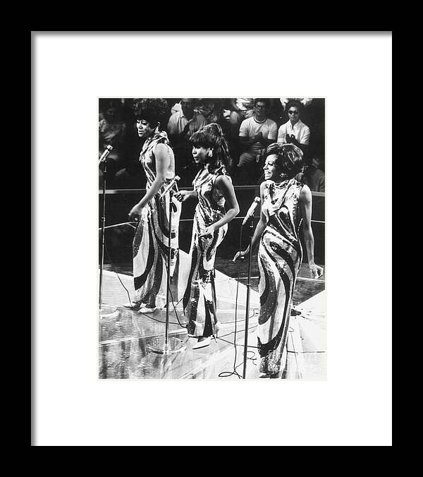 1963 Framed Print featuring the photograph THE SUPREMES, c1963 by Granger