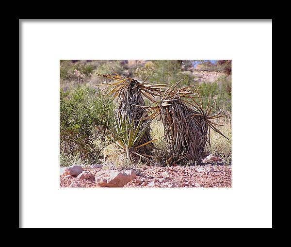  Framed Print featuring the photograph The Survivors At Red Rock by Carl Wilkerson