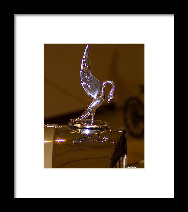 Car Framed Print featuring the photograph The Swan by Dick Botkin