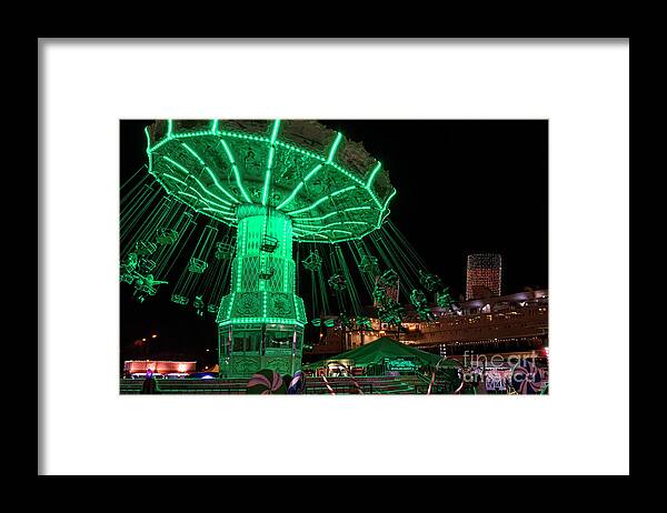 Swings Framed Print featuring the photograph The Swings At Queen Mary's Chill by Eddie Yerkish