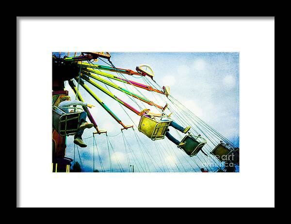 Carnival Framed Print featuring the photograph The Swings by Kim Fearheiley