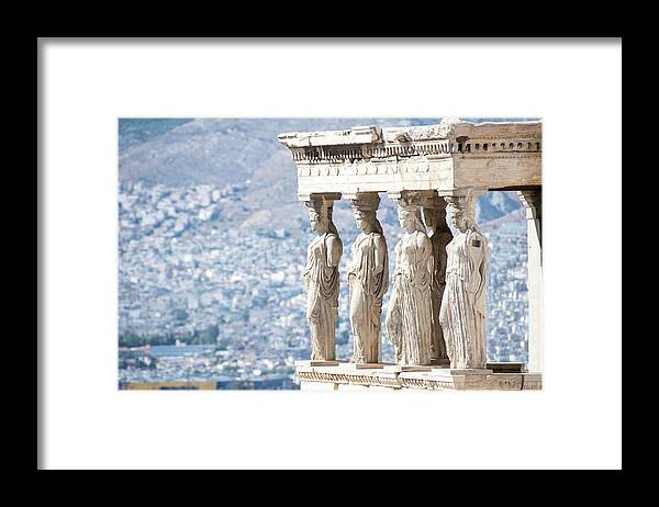 Athena Framed Print featuring the photograph The Temple of Athena by Matt McDonald