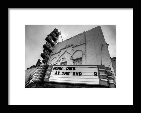 Dallas Landmark Framed Print featuring the photograph The Texas Theatre by Mark Alder