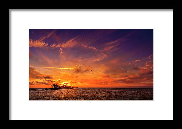 Clouds Framed Print featuring the photograph The Three Hour Tour by Marvin Spates