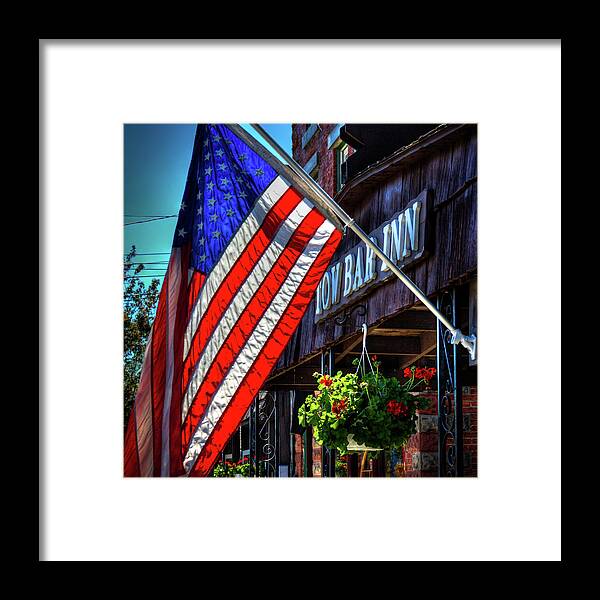 The Tow Bar Inn - Old Forge Ny Framed Print featuring the photograph The TOW Bar Inn - Old Forge NY by David Patterson