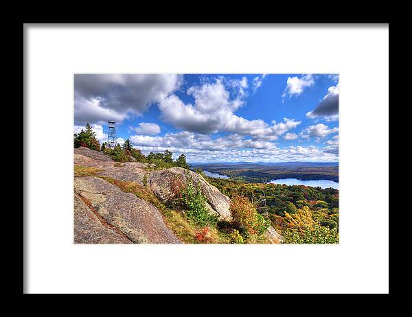 The Tower On Bald Mountain Framed Print featuring the photograph The Tower on Bald Mountain by David Patterson