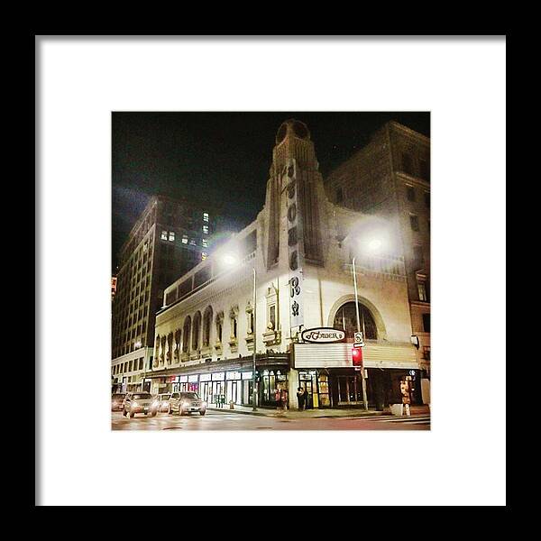 Theater Framed Print featuring the photograph The Tower #theater 1927-the First La by Alexis Fleisig