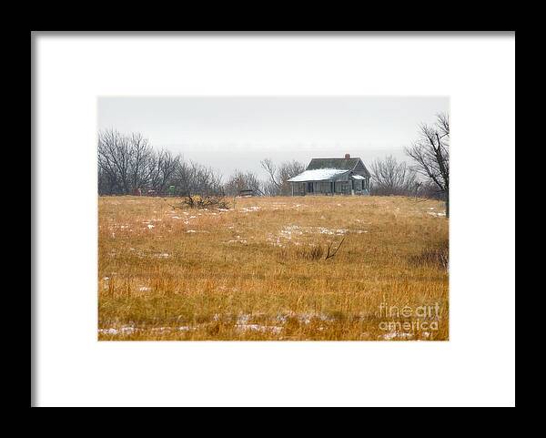 Kansas Framed Print featuring the photograph The Truck Aint Runnin Either by Fred Lassmann