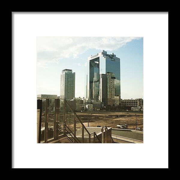  Framed Print featuring the photograph The Umeda Sky Building Is Just Plain by Katy Engel