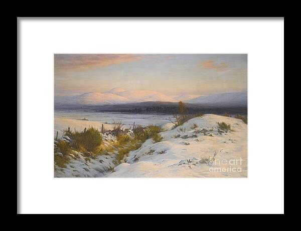 Joseph Farquharson Framed Print featuring the painting The Valley Of The Feugh by MotionAge Designs