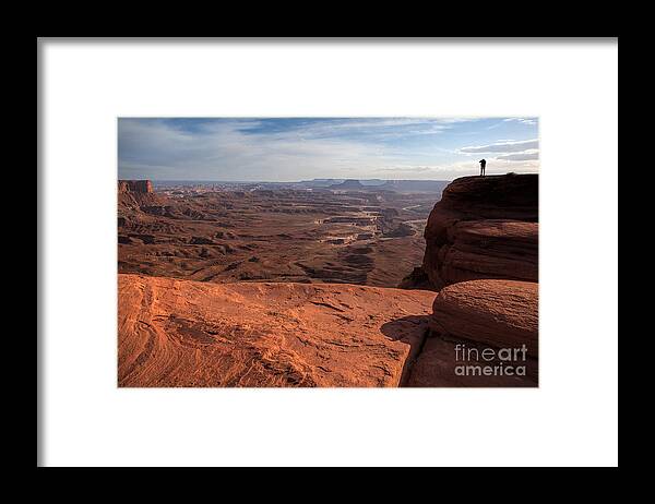 Utah Framed Print featuring the photograph The Vast Lands by Jim Garrison