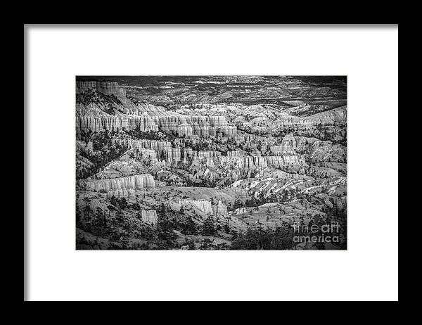 Bryce Framed Print featuring the photograph The Vastitude Of Bryce by Jennifer Magallon