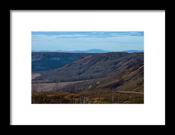 Hills Framed Print featuring the photograph The View Point by Sandra Foster