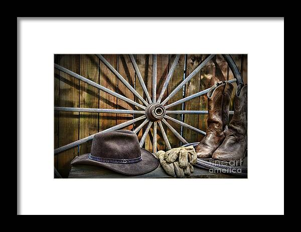 Paul Ward Framed Print featuring the photograph The Wagon Master by Paul Ward