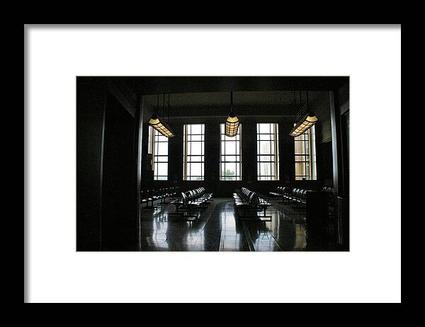 Room Framed Print featuring the photograph The Waiting Room by Terri LeSaint-Keller