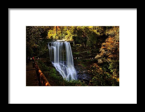 Waterfall Framed Print featuring the photograph The Walk To Dry Falls by Greg and Chrystal Mimbs