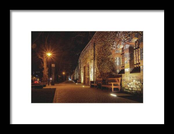 Worms Framed Print featuring the photograph The Wall by Marc Braner