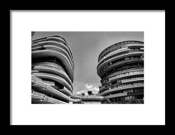 Building Framed Print featuring the photograph The Watergate Hotel II by Steven Ainsworth
