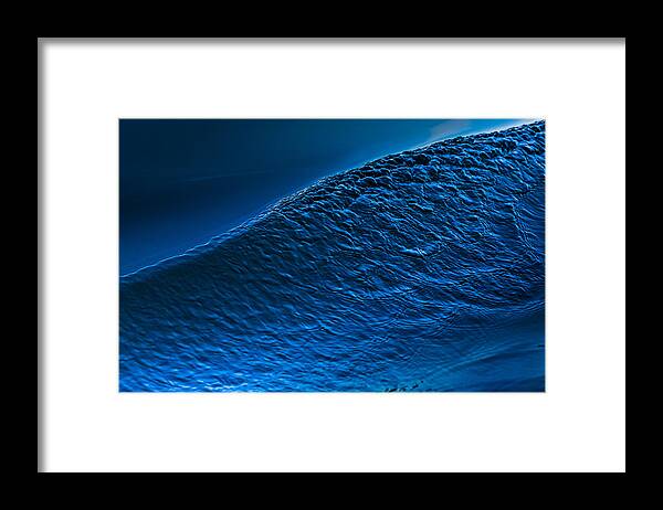 Water Framed Print featuring the photograph The Waves 4 by Elmer Jensen