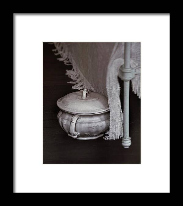 Chamberpot Framed Print featuring the photograph The Way It Was - Chamber pot by Mitch Spence