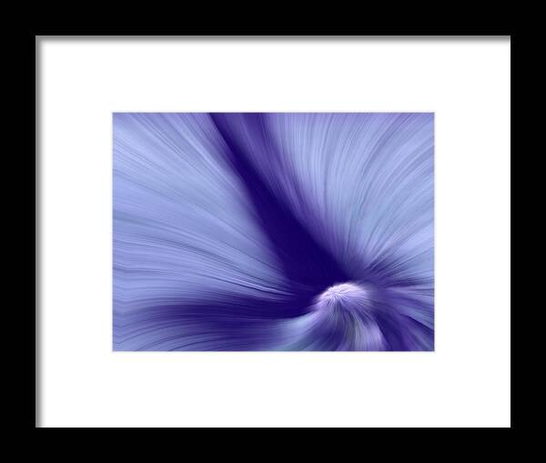 Impressionist Framed Print featuring the digital art The way of the furry wave. by Gina Callaghan