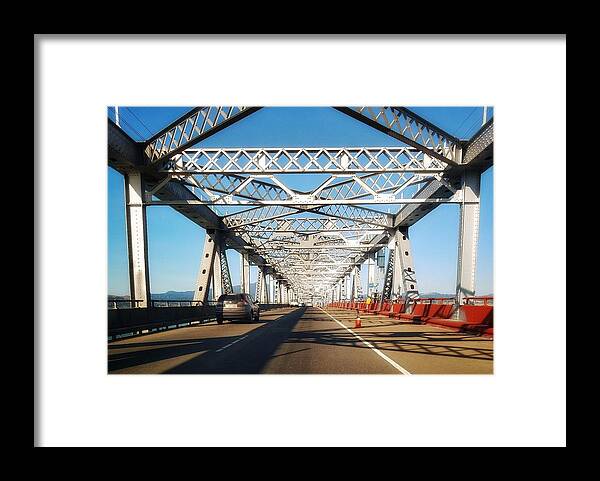 Road Trip Framed Print featuring the photograph The way to New Orleans by Mary Capriole