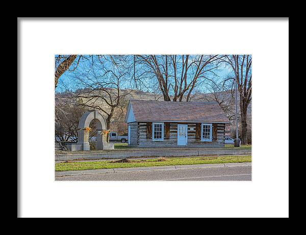 Montana Framed Print featuring the photograph The Wild Horse Plains School by Bryan Spellman