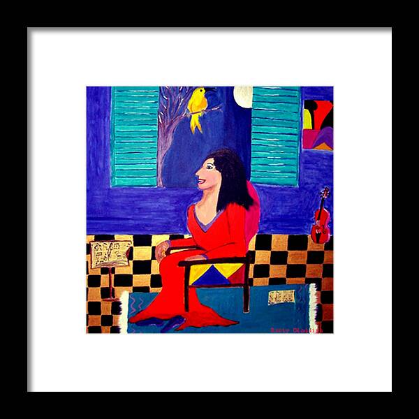 Fauvism Framed Print featuring the painting The Witch's Duet by Rusty Gladdish