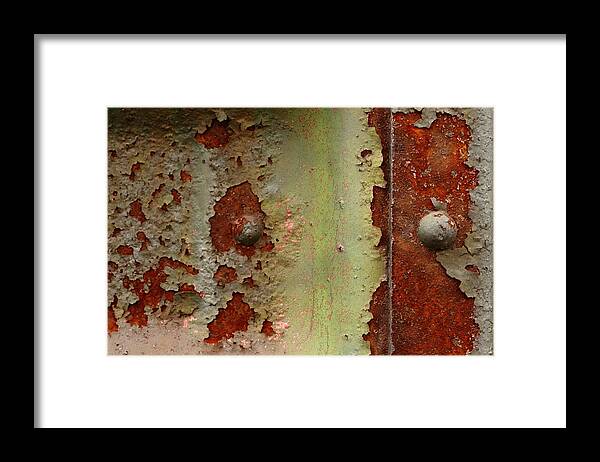 Rust Framed Print featuring the photograph The Worried Elephant by Kreddible Trout