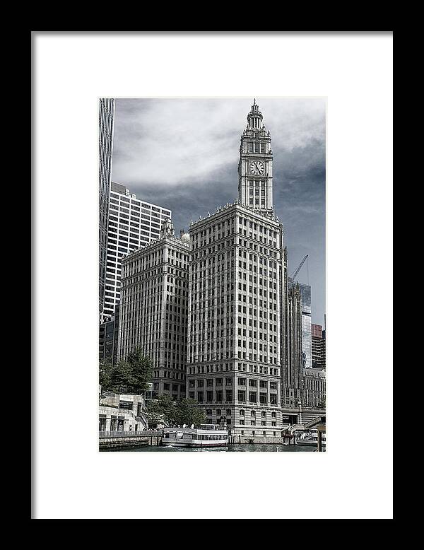 Illinois Framed Print featuring the photograph The Wrigley Building by Alan Toepfer