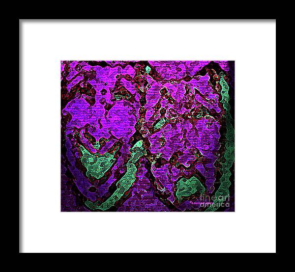 Digital Framed Print featuring the painting Theater Of Emotion by Robyn Louisell
