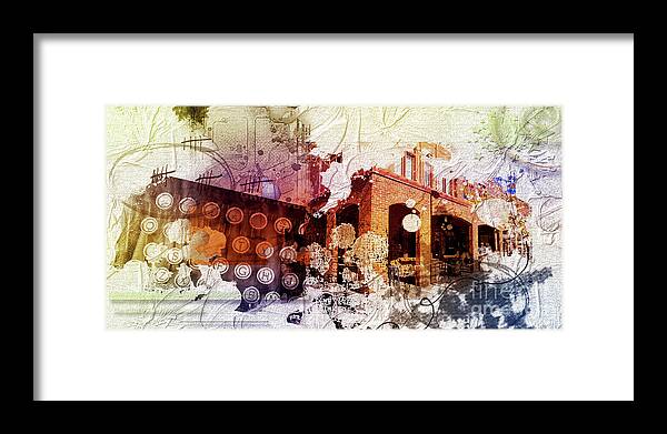 Creative Framed Print featuring the photograph Them olden days by Deb Nakano
