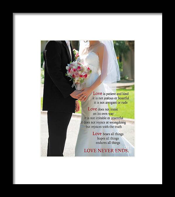 Love Framed Print featuring the photograph Things To Remember About Love by Claudia Ellis