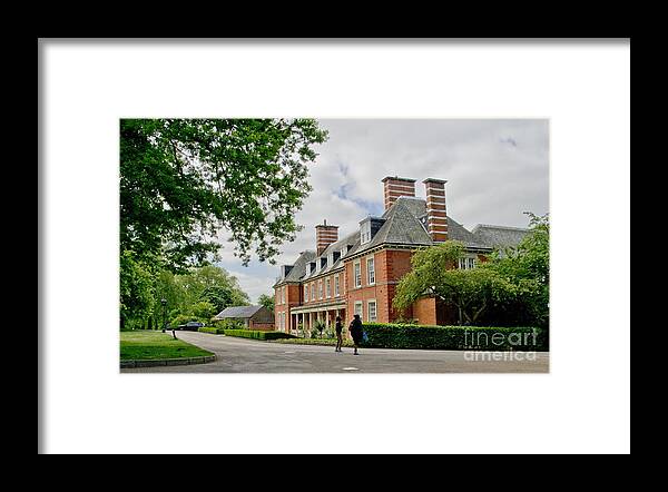 London Framed Print featuring the photograph This is London. Old Police House in Hyde Park. by Elena Perelman