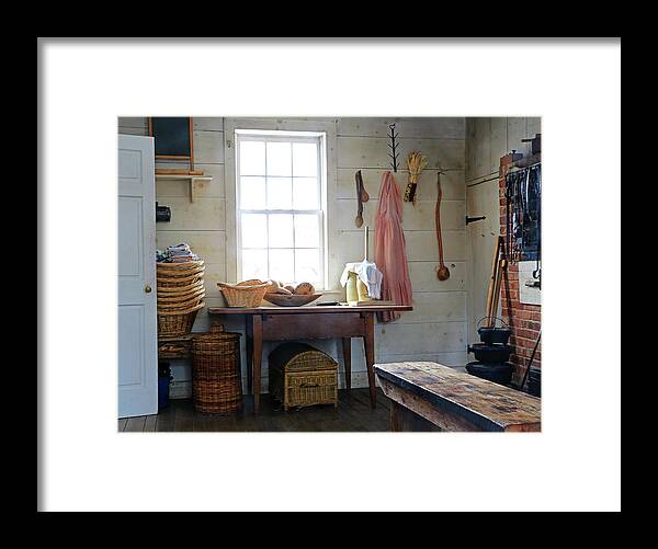 Faust Park Framed Print featuring the photograph This 'Ol Kitchen by Christopher McKenzie